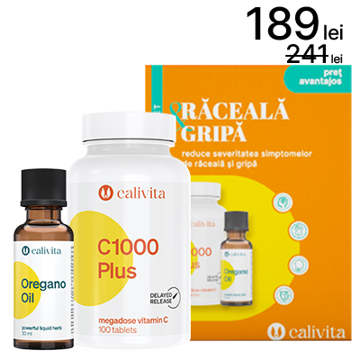 Pachet Răceală & Gripă: C1000 Plus + Oregano Oil